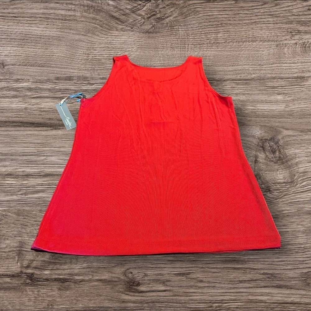 Chico’s Travelers Convertible Red Tank Size 2 NEW NWT